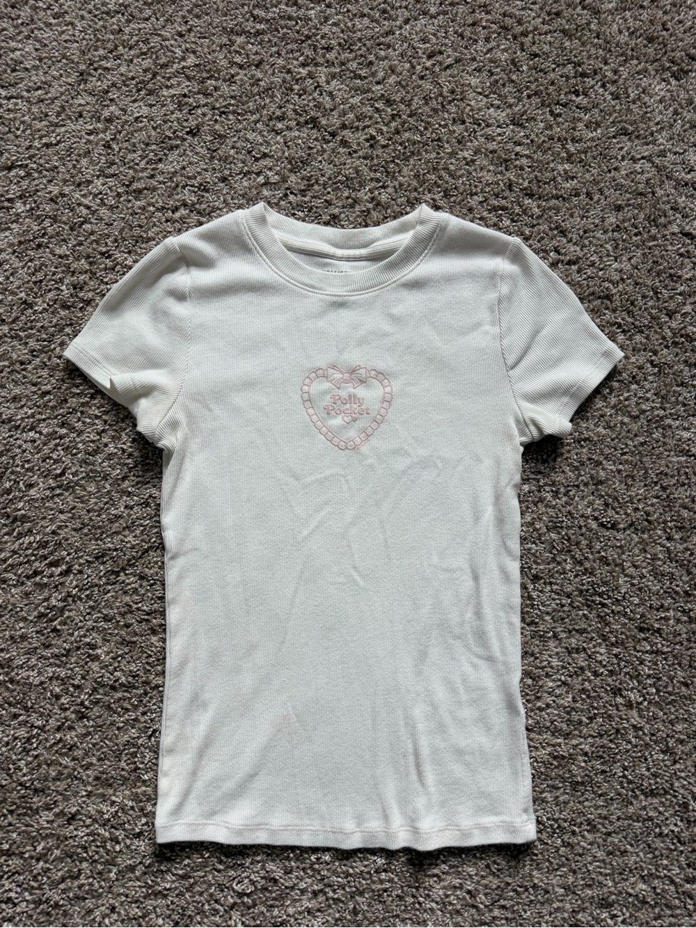 Hollister White Polly Pocket Top